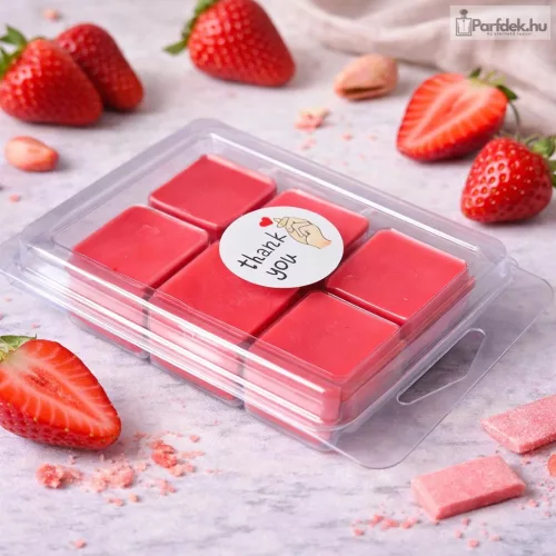 Eper illatú illatviasz – 30 g (100% növényi szója)