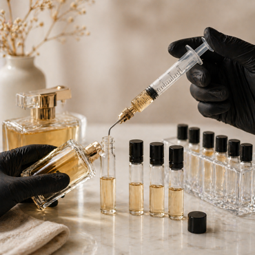 A parfümök dekantálása